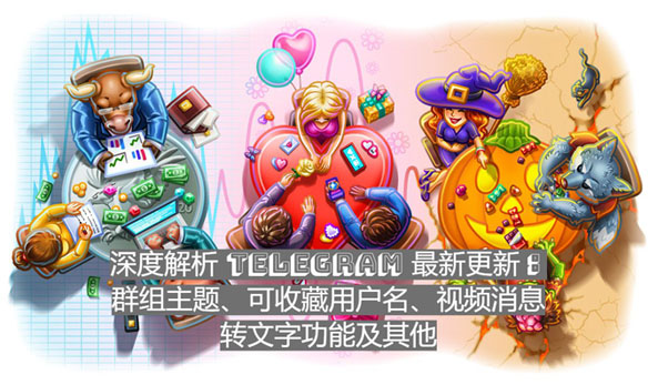 深入了解Telegeram全新更新：群组主题、可保藏用户名与语音转文字功能