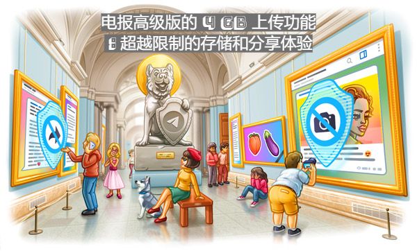 电报高级版4GB上传功能：突破限制的存储与分享体验