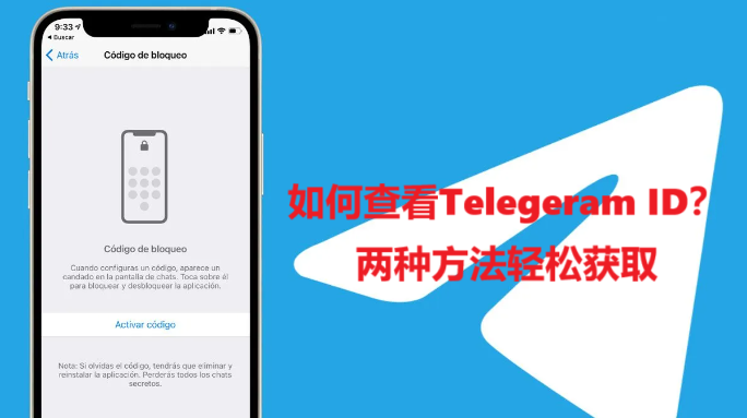 Telegeram个人聊天ID查看方法